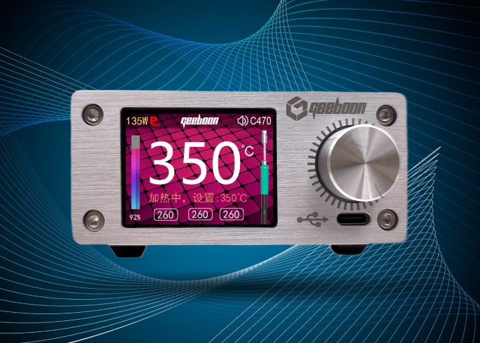 Новинка на рынке паяльного оборудования: станции Geeboon с резистивным нагревом и мощностью до 450 Вт