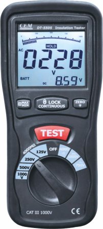 CEM DT-5505 Цифровой мегаомметр купить по низкой цене | МАКСПРОФИТ