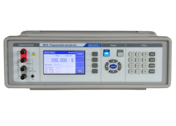 Высокоточный программируемый магазин сопротивлений Meatest M630 купить по низкой цене | МАКСПРОФИТ