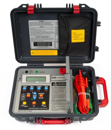 Измеритель сопротивления изоляции АКИП-8605/2 купить по низкой цене | МАКСПРОФИТ