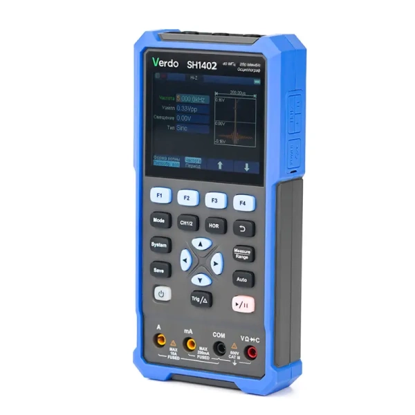 Осциллограф-мультиметр VERDO SH1402 с генератором купить по низкой цене | МАКСПРОФИТ