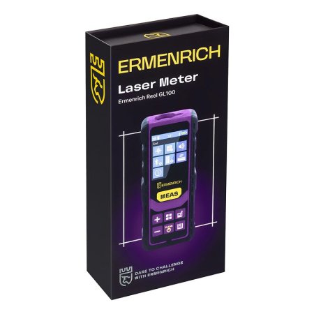 Лазерная рулетка Ermenrich Reel PRO GL100 купить по низкой цене | МАКСПРОФИТ