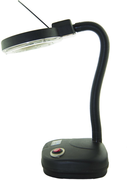 Бестеневая лампа-лупа с люминесцентным кольцом МЕГЕОН 02809 купить по низкой цене | МАКСПРОФИТ