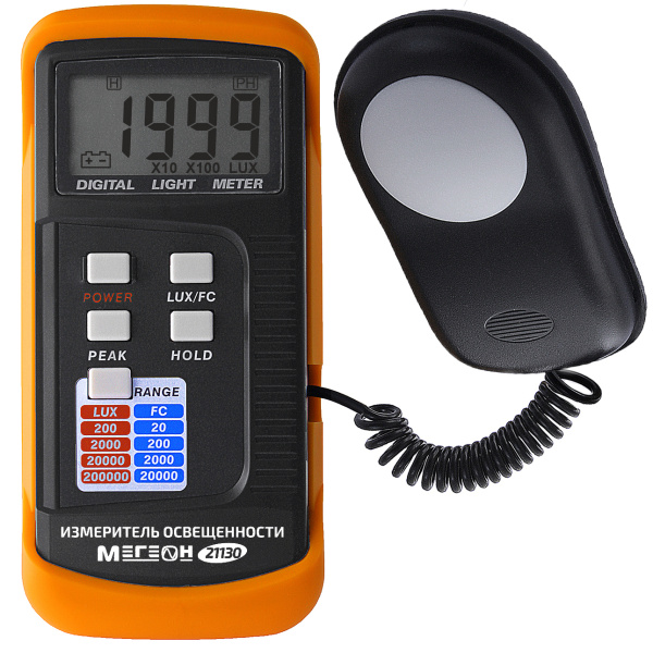 Измеритель освещенности МЕГЕОН 21130 купить по низкой цене | МАКСПРОФИТ