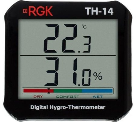 Термогигрометр RGK TH-14 купить по низкой цене | МАКСПРОФИТ
