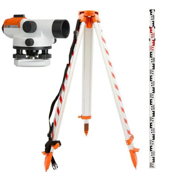 Комплект оптический нивелир RGK C-28 + штатив S6-N + рейка AMO S4 купить по низкой цене | МАКСПРОФИТ