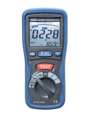 CEM DT-5505 Цифровой мегаомметр купить по низкой цене | МАКСПРОФИТ