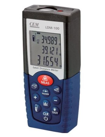 Лазерная рулетка - дальномер CEM LDM-100 купить по низкой цене | МАКСПРОФИТ