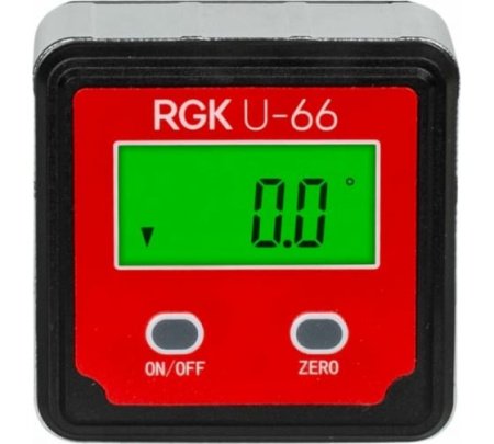 Компактный электронный уровень RGK U-66 купить по низкой цене | МАКСПРОФИТ