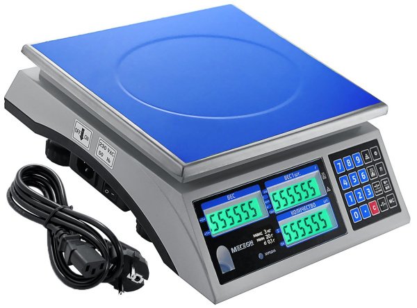 Весы торговые МЕГЕОН 50203K купить по низкой цене | МАКСПРОФИТ